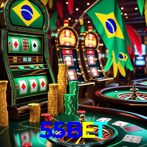 55BET: Jogos de Mesa ao Vivo - Imersão Total, Slots - Grandes Prêmios, Roleta - Altas Chances